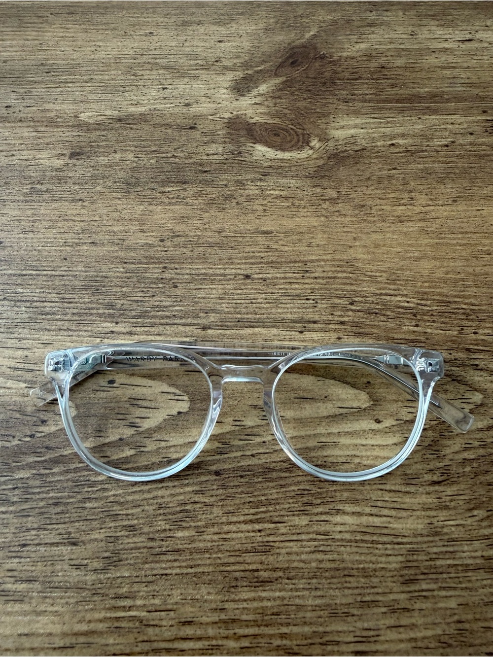 Warby Parker Whalen M 500 Eyeglasses Optical Frame 51-18-145 Crystal Clear